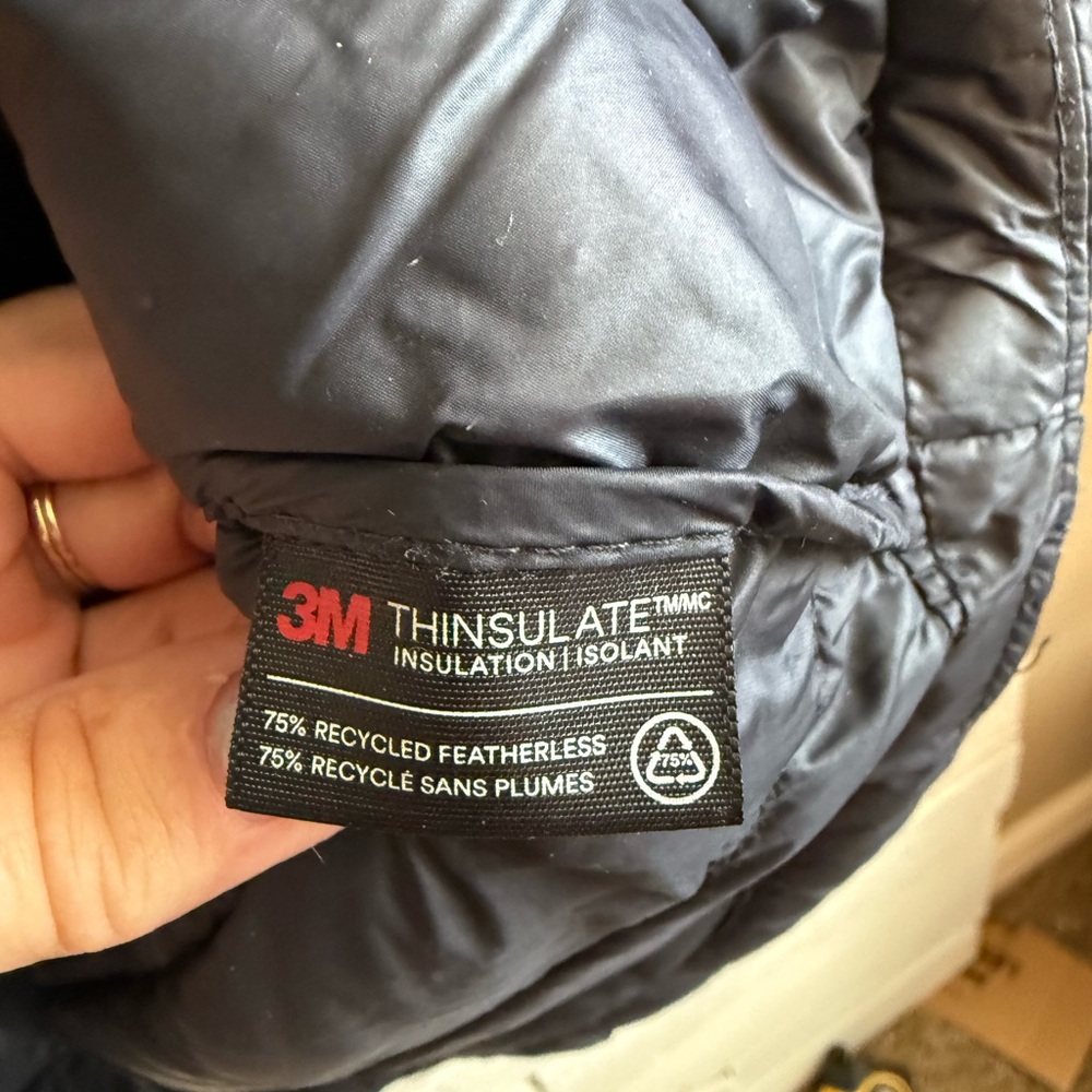 All in Motion Men's Black Quilted Puffer Jacket - Picture 3 of 5